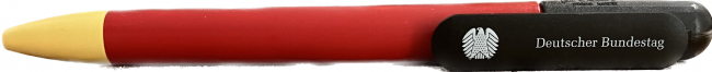 Kugelschreiber Schwarz-rot-gelb