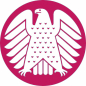 Preview: Round magnet with relief surface "Eagle"